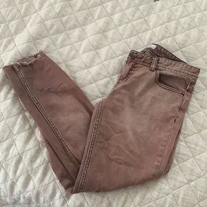 Free people distressed denim jeans